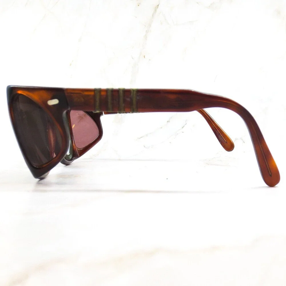 Persol Ratti Eyeglasses Frame Women's Tortoise Brown Plastic Full Rim Square